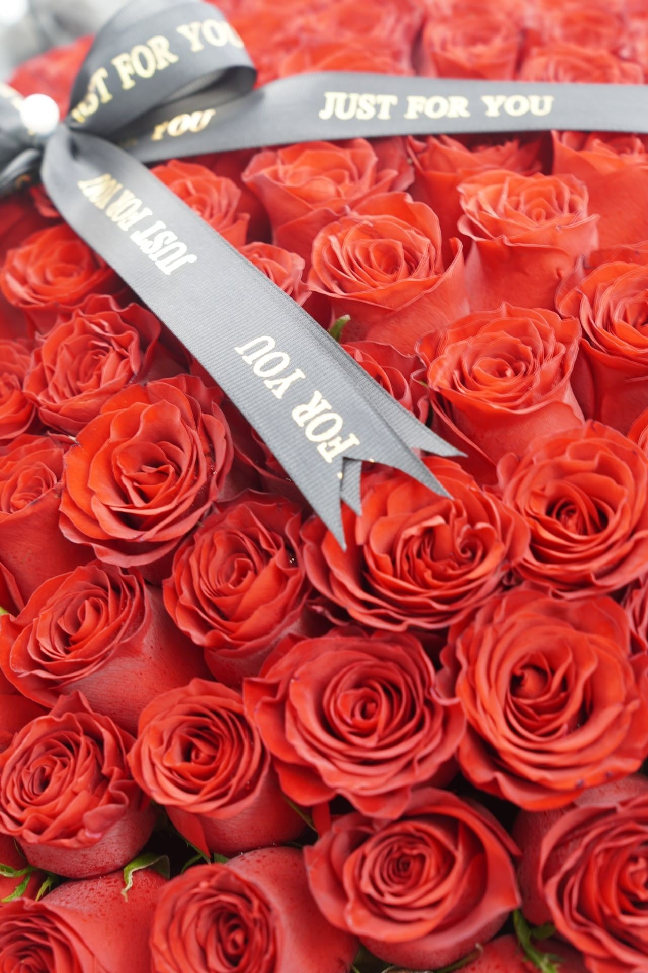 Elegant Black Premium Red Rose