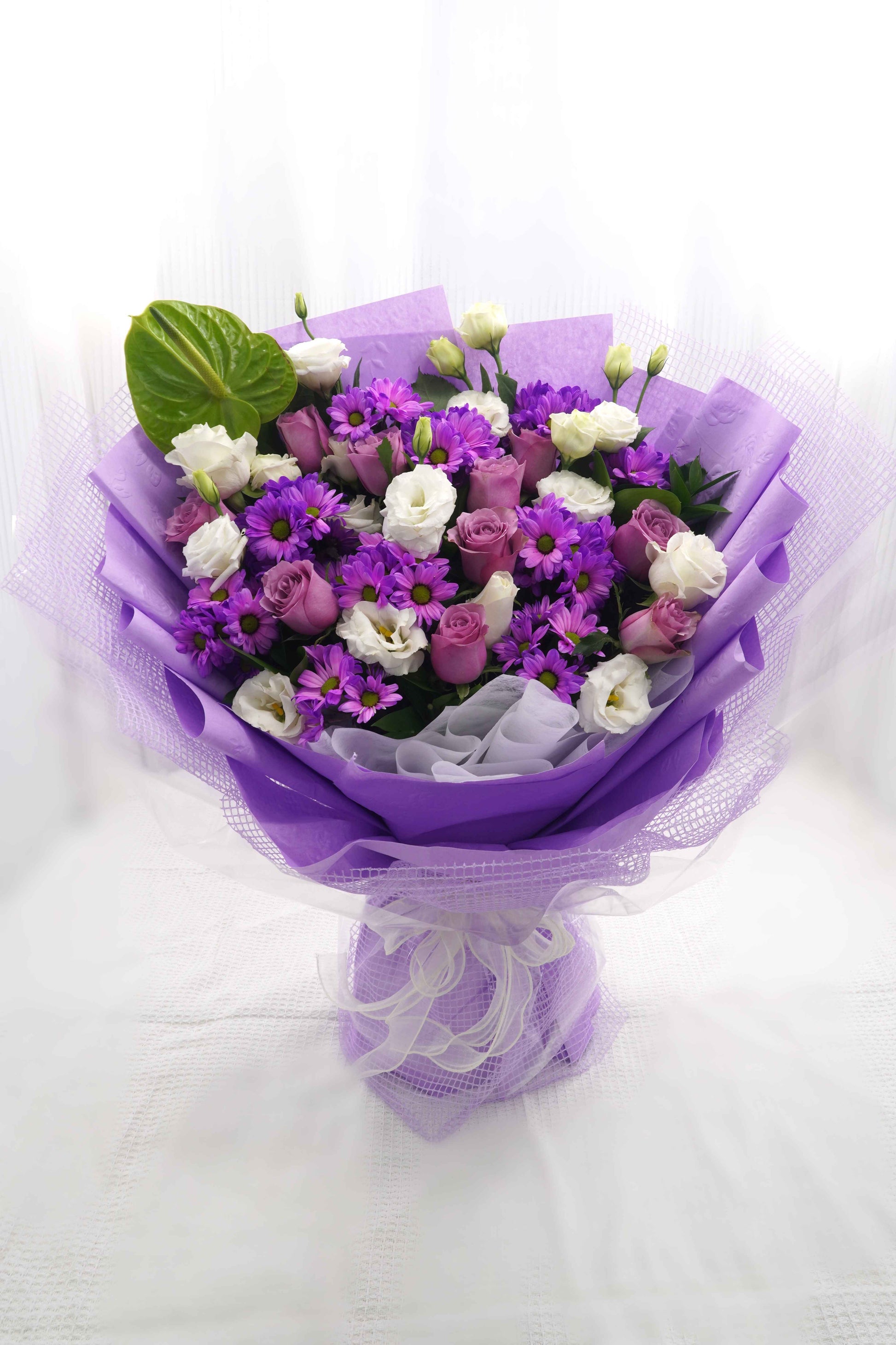 Purple Poetry | Mixed Rose Bouquet
