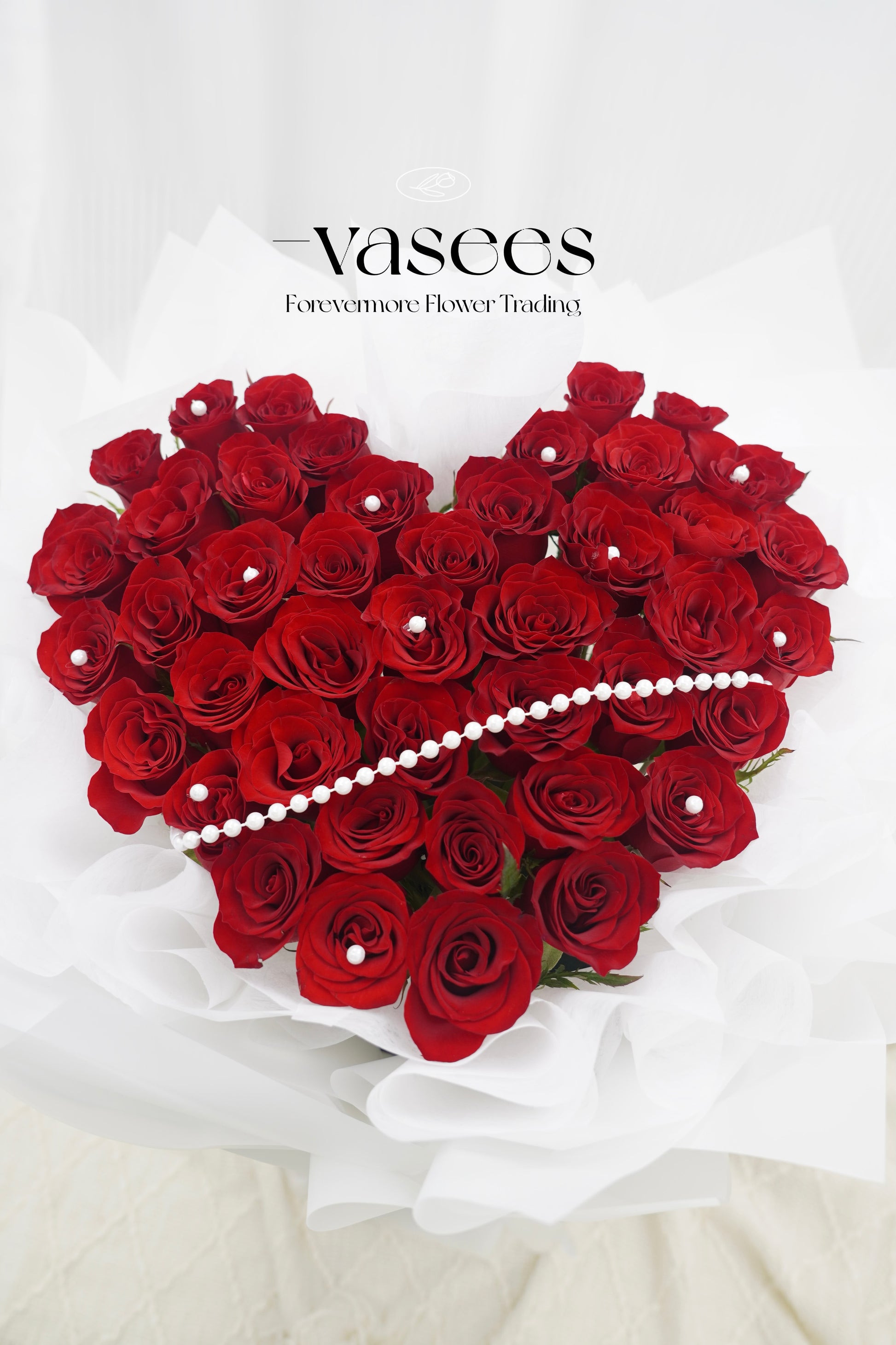 Love With You | 51 Premium  Red Roses Hearts