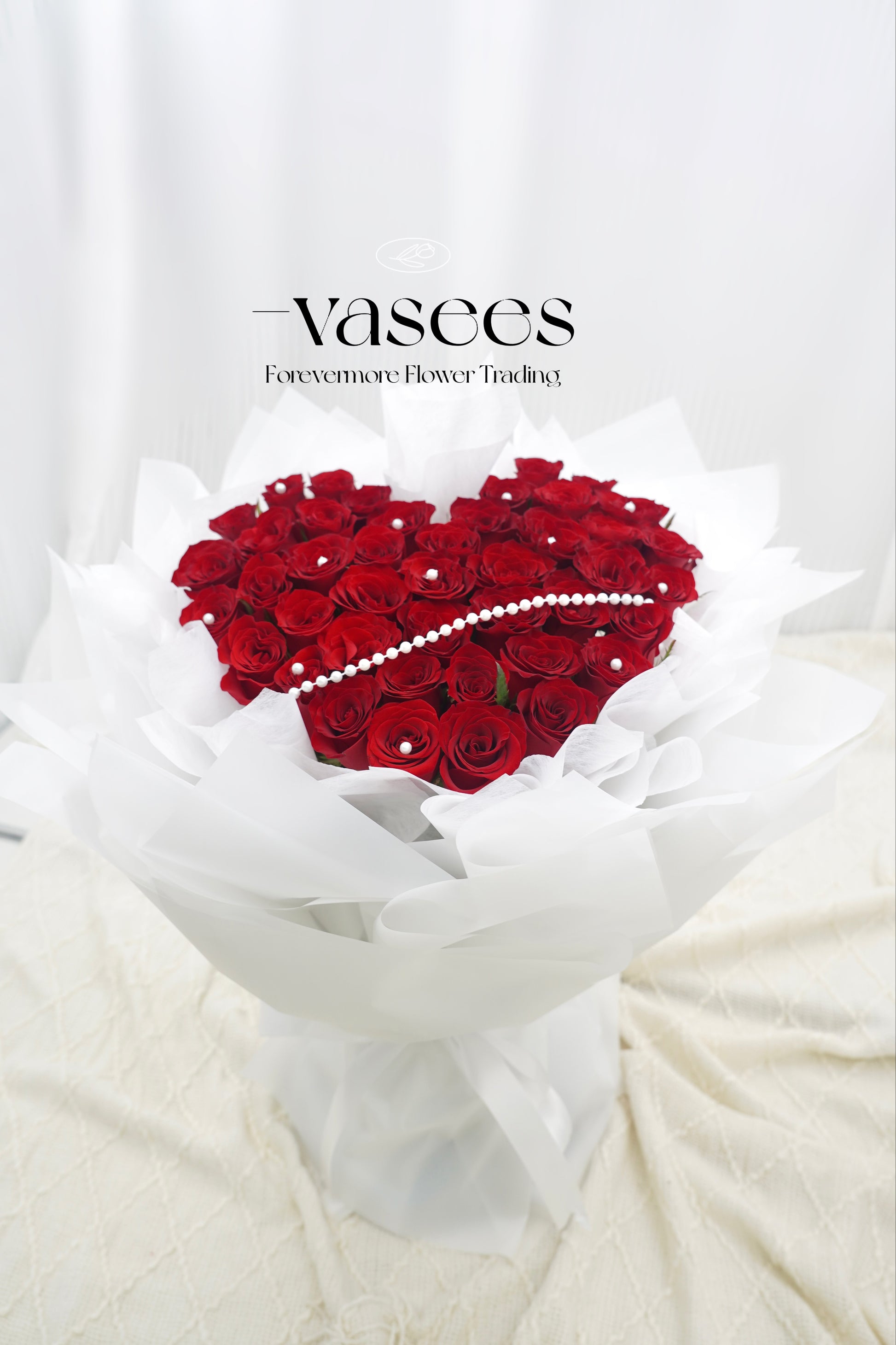 Love With You | 51 Premium  Red Roses Hearts