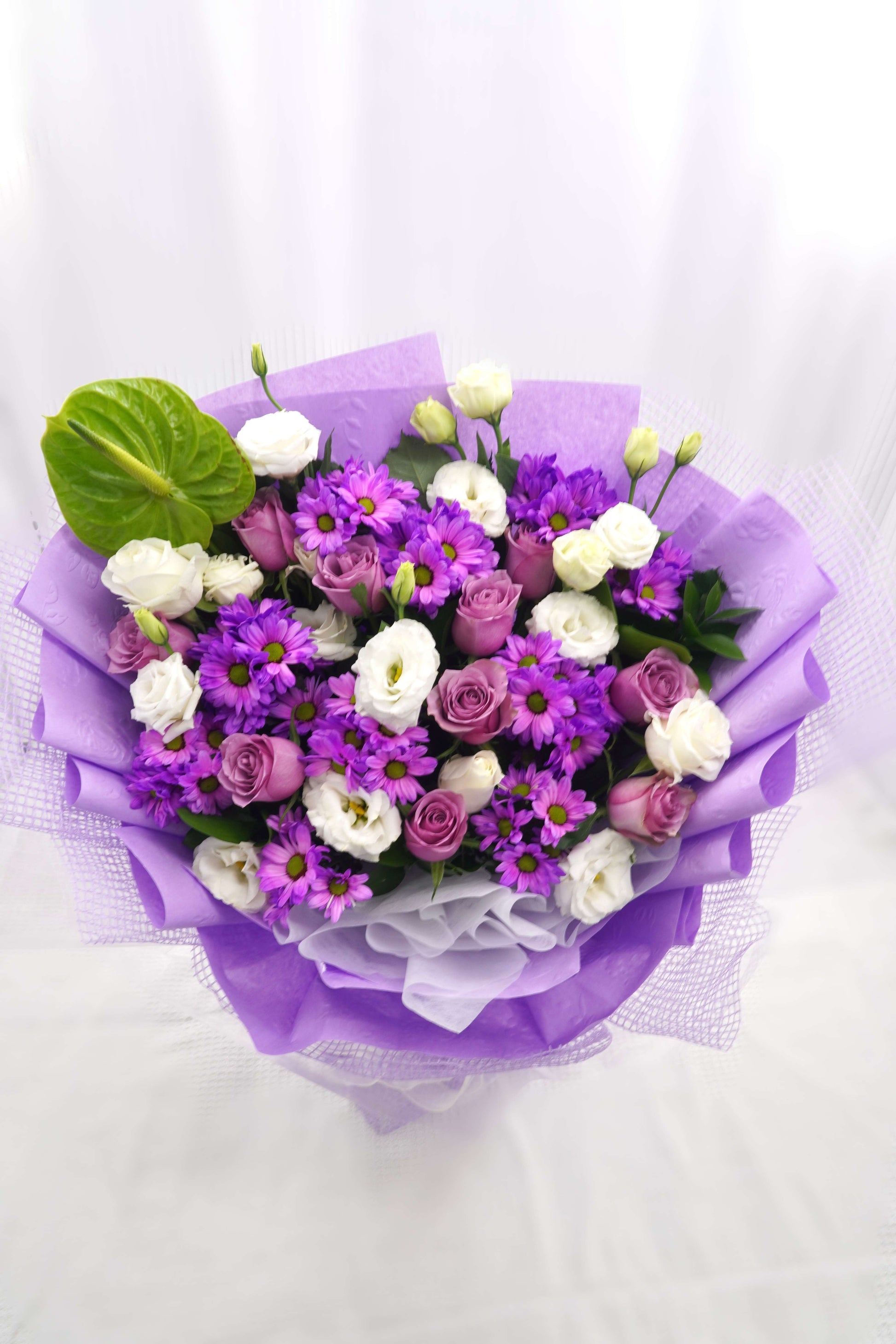Purple Poetry | Mixed Rose Bouquet