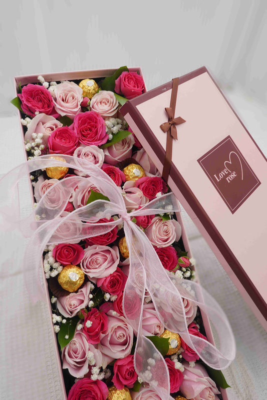 Chocolate Flower Gift | Luxury Gift Box Bouquet