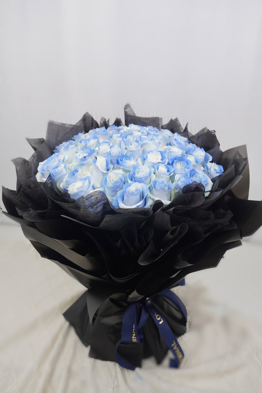 Eternal Night Star River |Lite Blue Roses