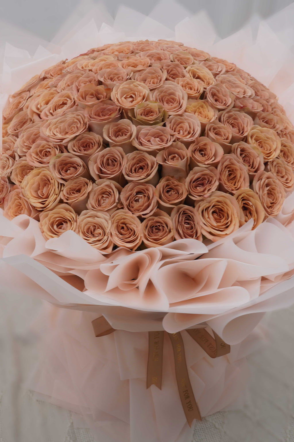 Sweetheart Cappuccino | 100 Cappuccino Roses