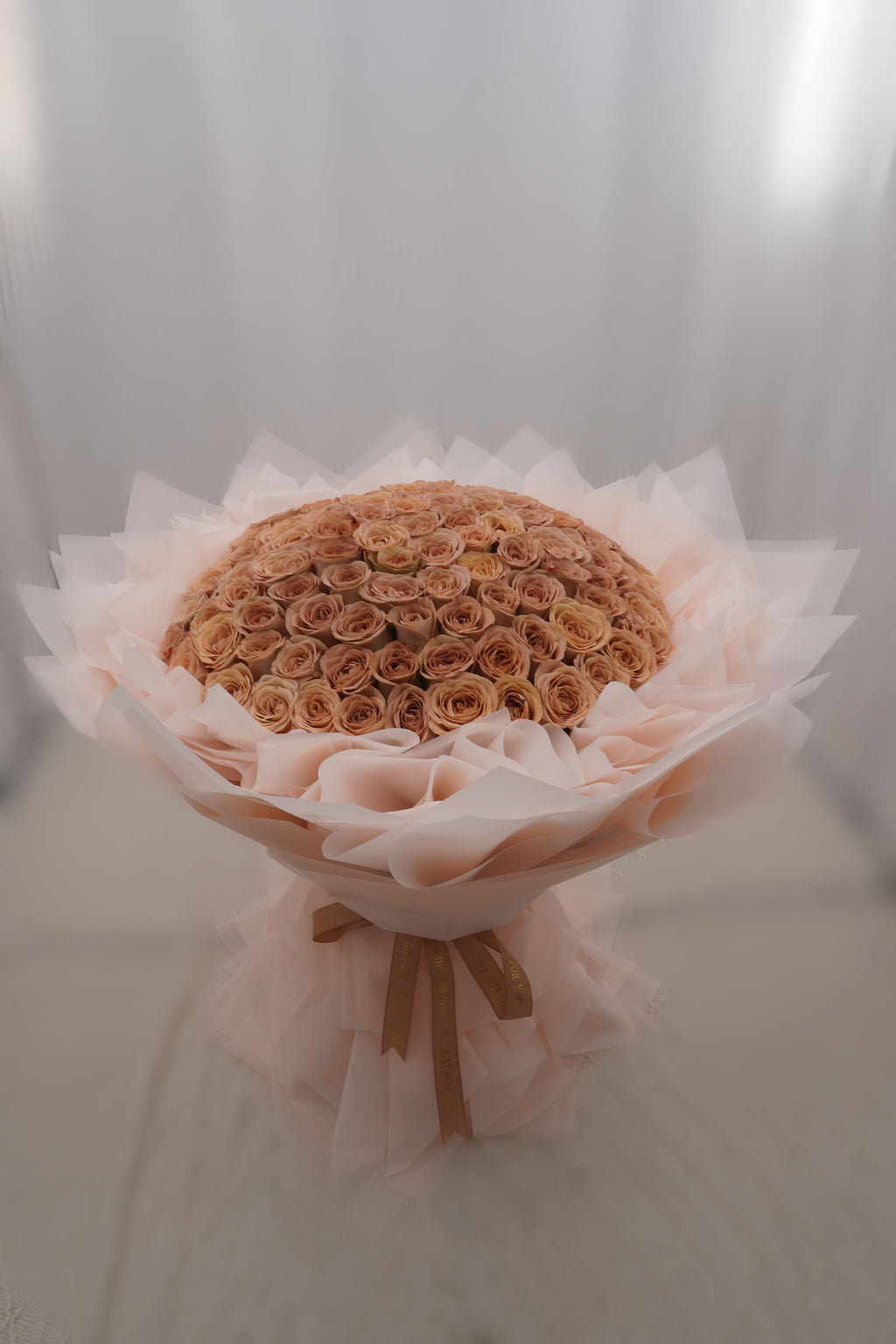 Sweetheart Cappuccino | 100 Cappuccino Roses
