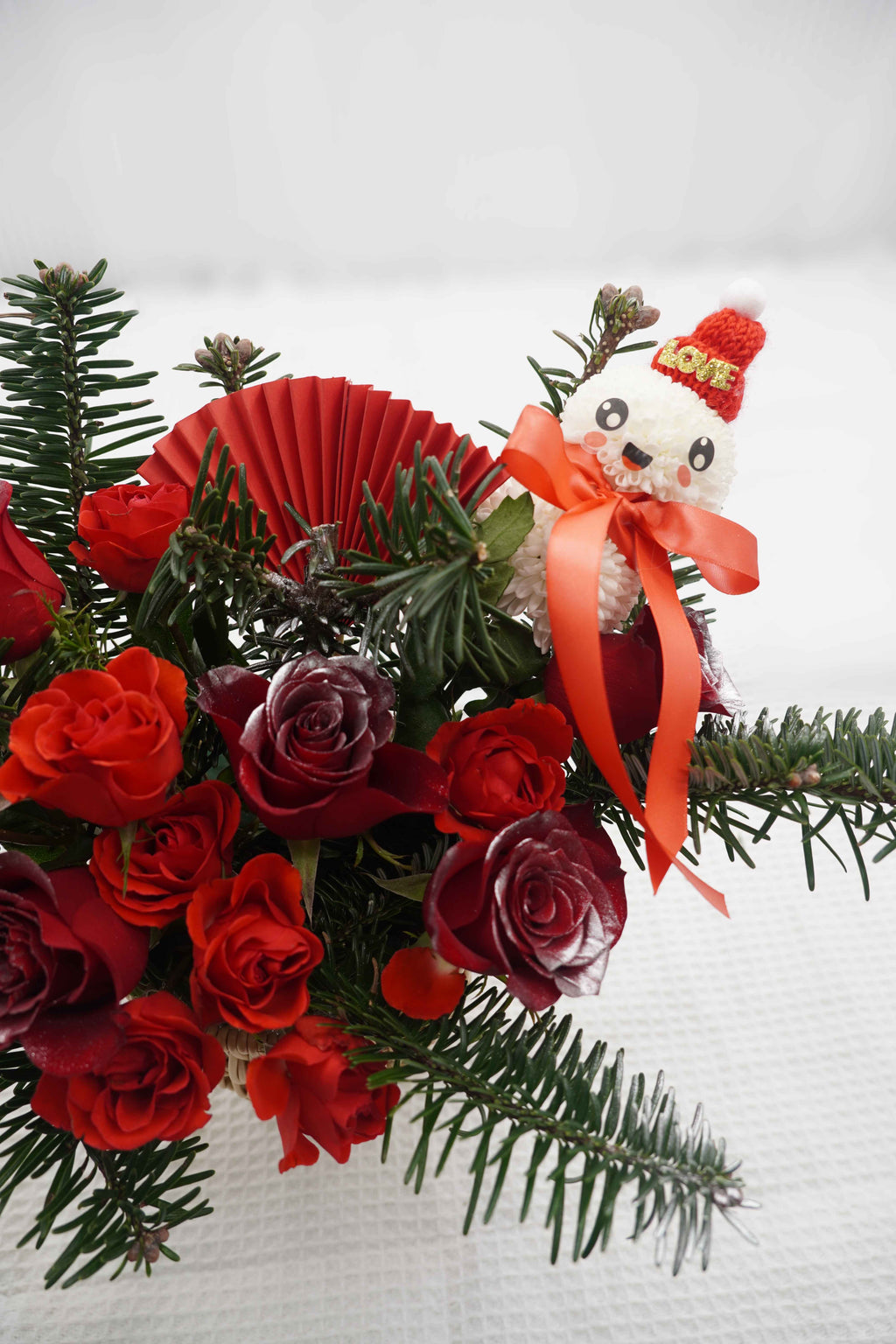 Christmas Ice Cream Bucket Bouquet