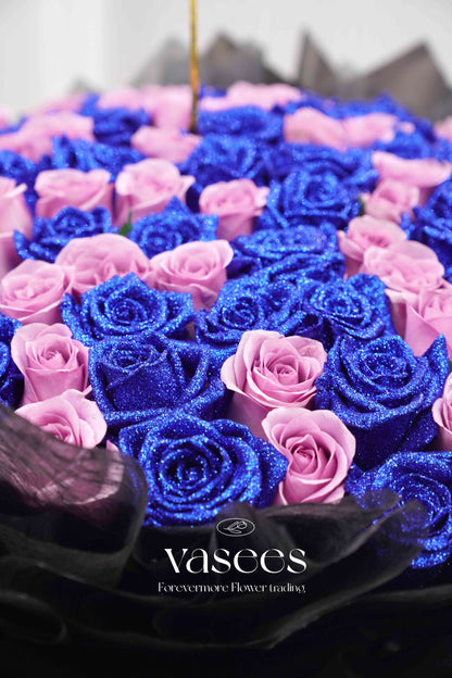 A Midsummer Night'S Dream |  Blue And Purple Mixed Roses