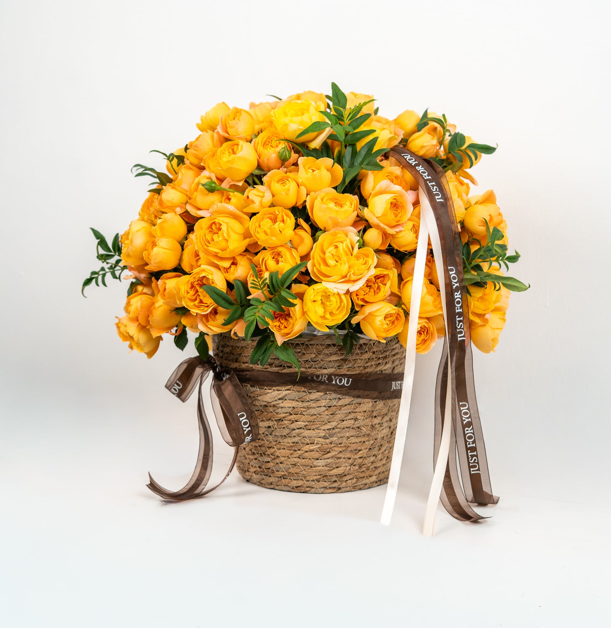 Orangy Hue Basket