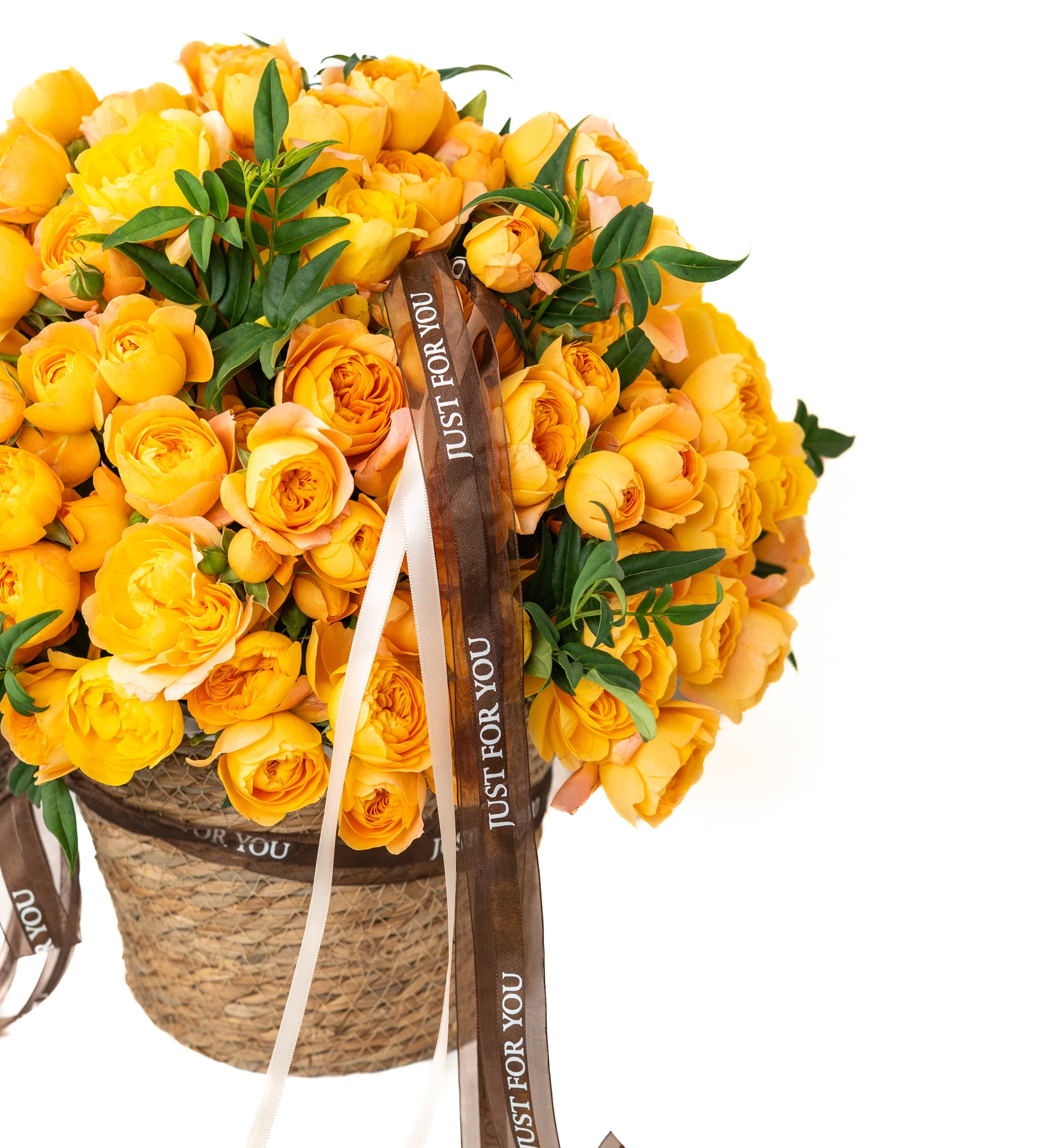 Orangy Hue Basket