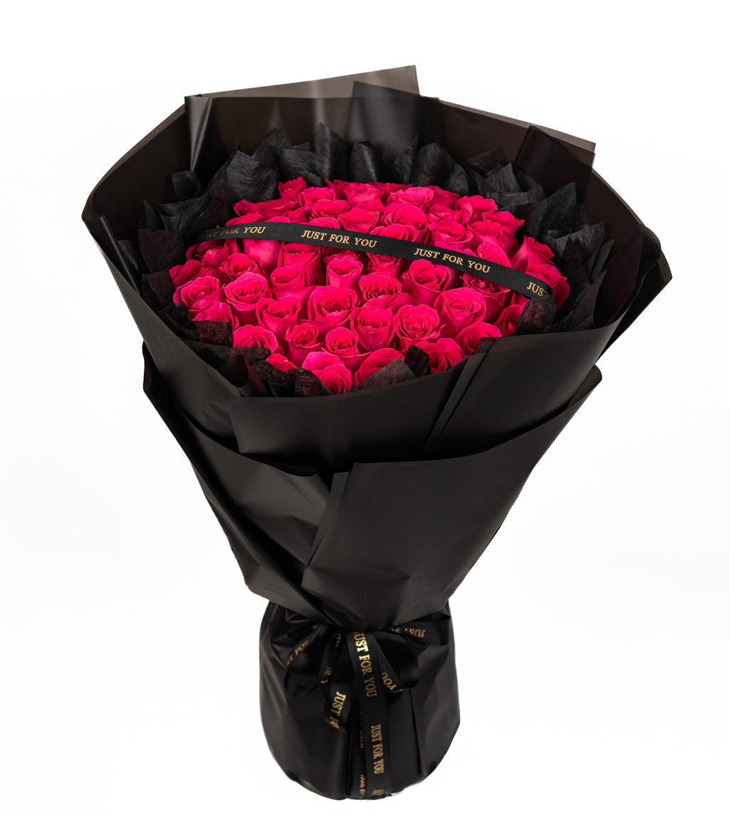 51 Pink floyd Roses bouquet