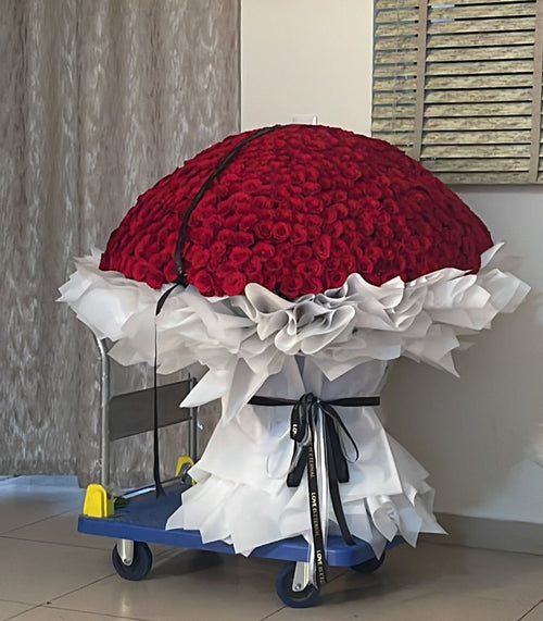 1001  Premium Red Roses Bouquet