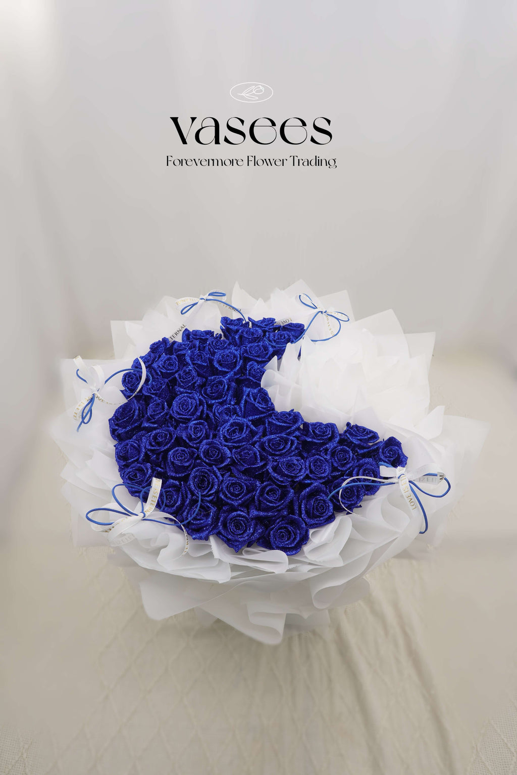 Moon Bouquet | 51 Dark Blue Rose