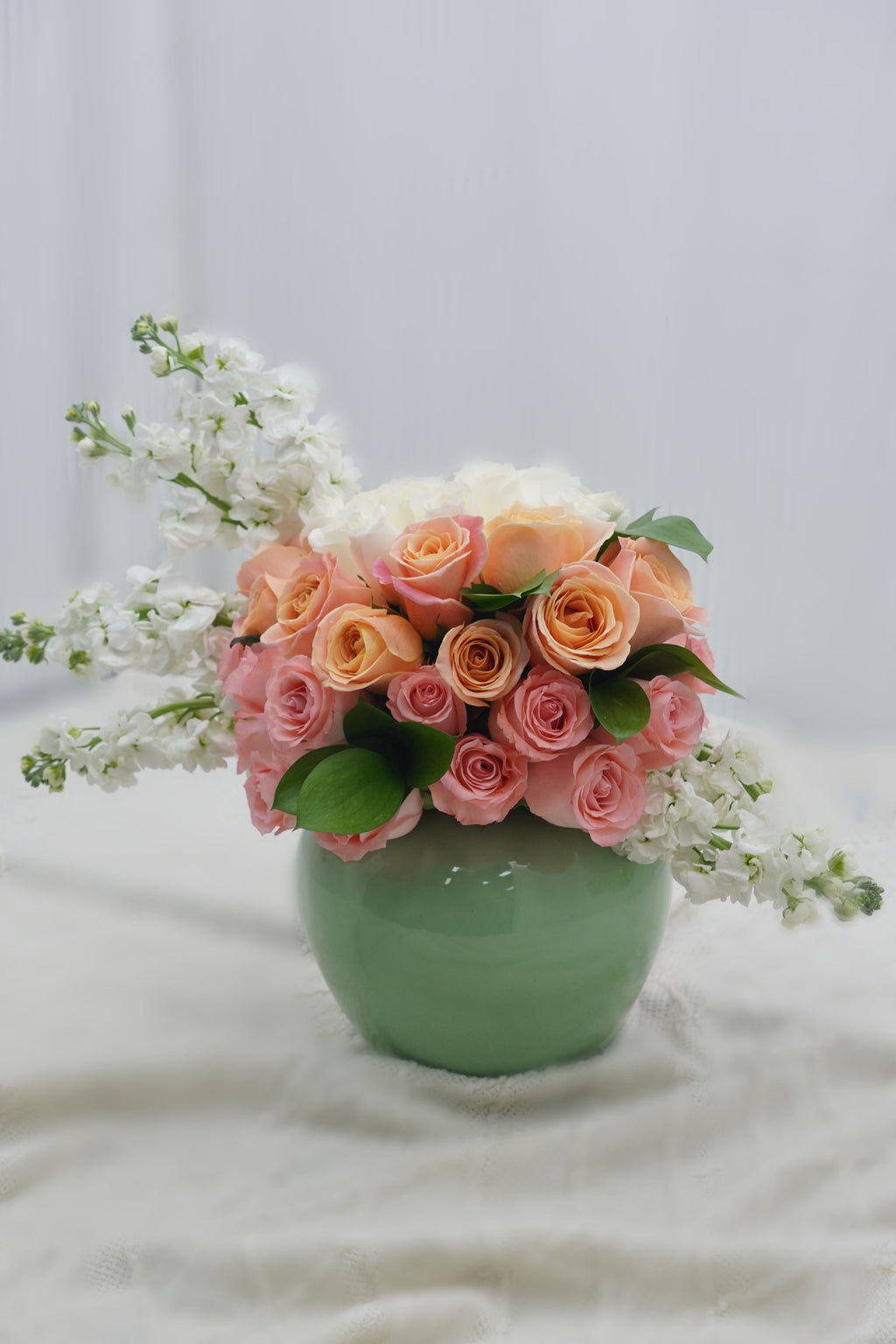 Greenery and Flowers | Vase Bouquet
