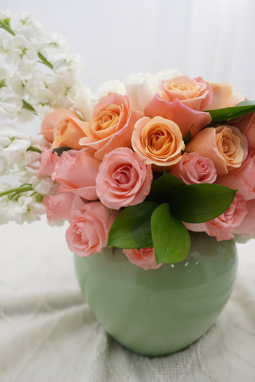 Greenery and Flowers | Vase Bouquet