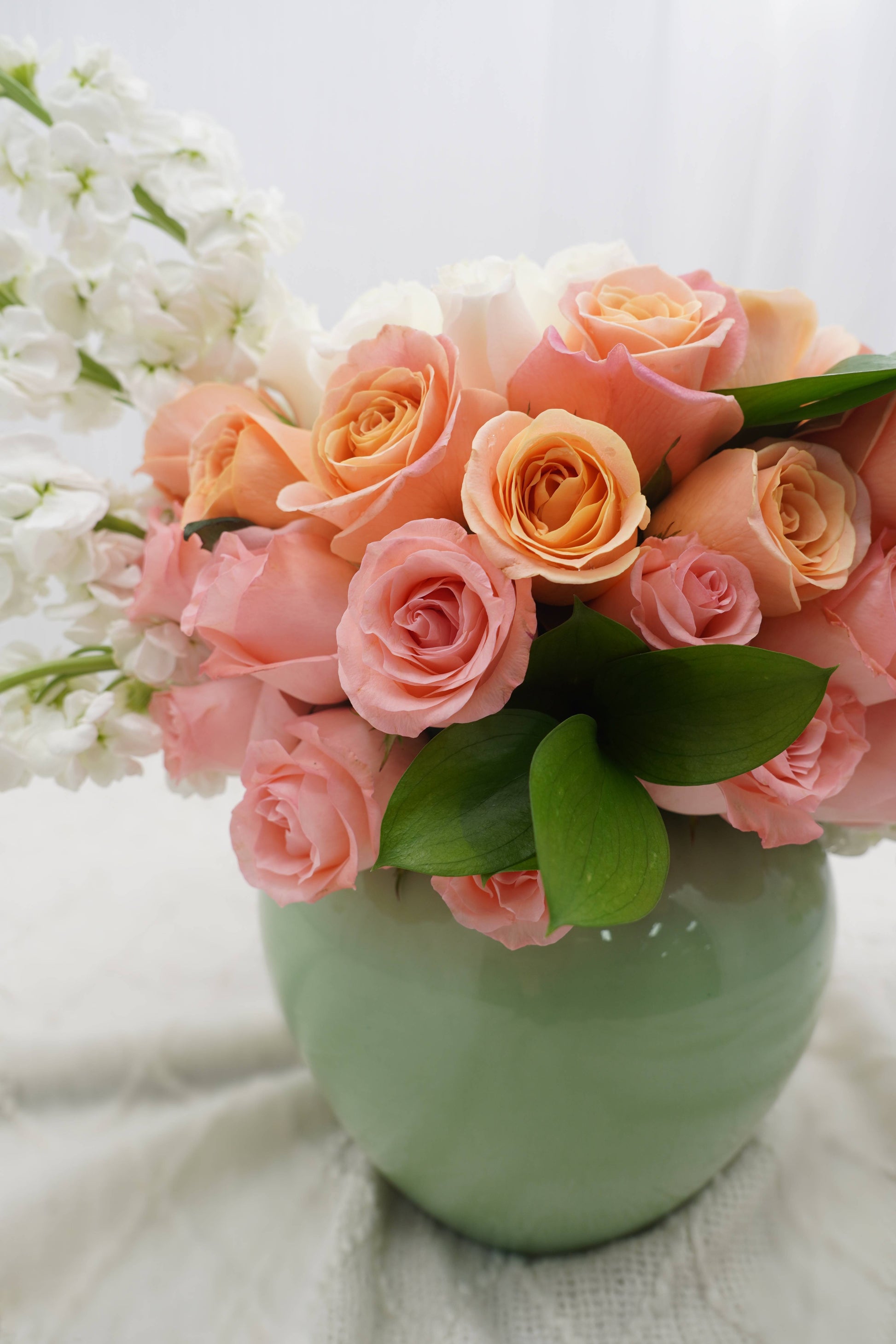 Greenery and Flowers | Vase Bouquet