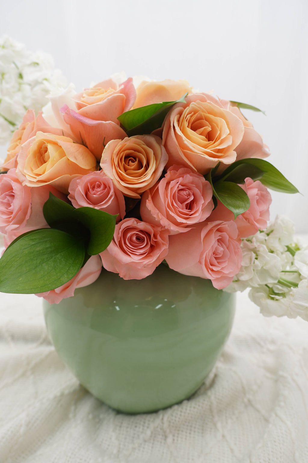 Greenery and Flowers | Vase Bouquet