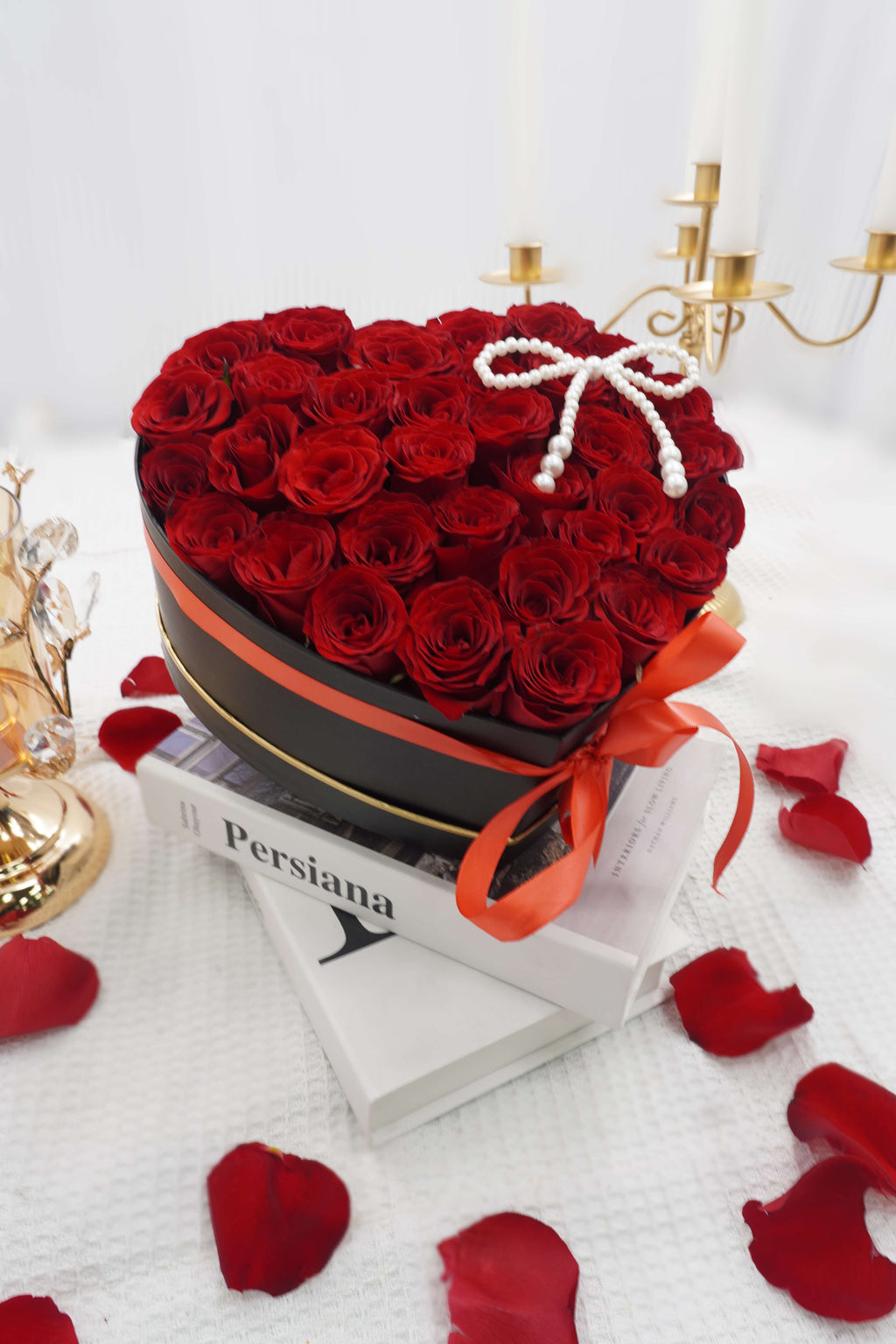 Classic Eternal Heart Shape Love 31 Rose Gift Box